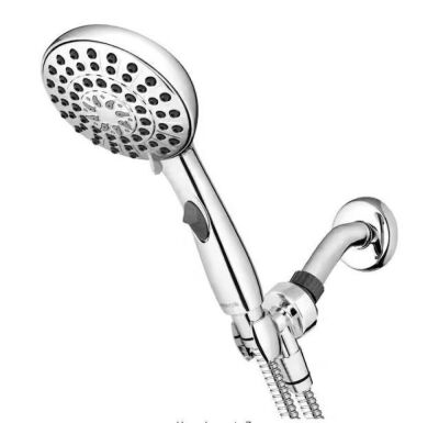 Waterpik 6-Spray 4.8 in. Single Wall Mount Handheld Adjustable Shower Head in Chrome