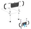 VEVOR Bed Assist Rail 180° Foldable 450 lbs. Loading Bed Side Rails with 4-Level Handle for Elderly Adults Senior Patient Care