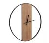 Kate and Laurel Ladd Natural Analog Metal Wall Clock 32"