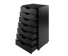 Halifax Black 7-Drawer Storage Cabinet
