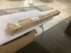 Square Solar LED Lighted Patio Umbrella w/ Faux Wood Texture - 9ft - 2