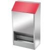 VEVOR Galvanized Poultry Feeder Holds 50lbs of Feed, 13.8x11x25.6in 