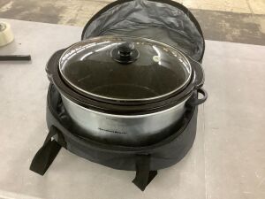 Hamilton Beach Slow Cooker with Crock Pot Carry Bag 