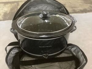 Hamilton Beach Slow Cooker with Carry Bag 
