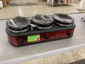 TRU Triple Slow Cooker