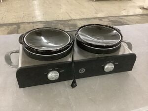 Bella Cucina Double Crock Slow Cooker 
