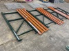 (3) Sections of 3 ft. deep x 7 ft. tall x 8 ft. wide Ridg-U-Rack Metal Shelving - 6