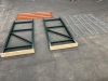 (1) Section of 3 ft. deep x 7 ft. tall x 6 ft. wide Ridg-U-Rack Metal Shelving