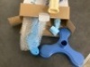 Kids Pretend Play Guitar Musical Instrument Toy w/ Microphone, Stand - 19in - 2