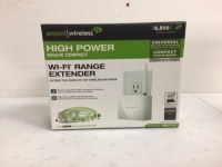Lot of (2) High Power WiFi Range Extender, Appears New, Sold as is