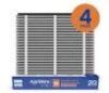 AprilAire&nbsp;213 20 in. x 25 in. x 4 in. MERV 13 FPR 12 Pleated Filter For Air Cleaner Models 1210/1620/2210/2216/3210/4200, 4-Pack