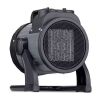 NewAir Portable Ceramic 120v Electric Garage Heater for 160 sq. ft. with Adjustable Tilt Head, Cool Grey