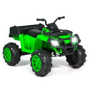 12V Kids Powered ATV Quad 4-Wheel Ride On Car w/ 2 Speeds, Spring Suspension, MP3, Storage. Appears New