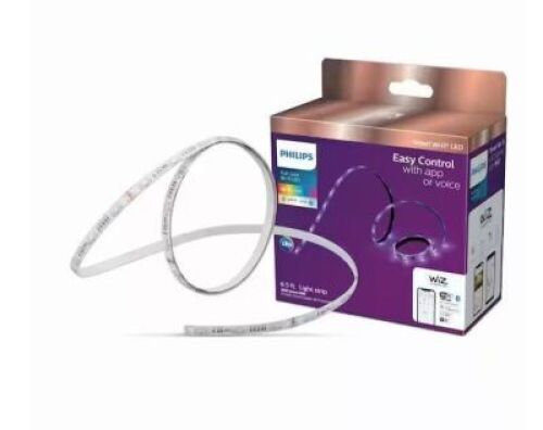 Philips 6.6 ft. Smart Plug-in Color and Tunable White Dimmable Wi-Fi Wiz Connected Strip Light