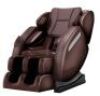 Brown Recliner with Zero Gravity, Full Body Air Pressure, Bluetooth, Heat and Foot Roller Massage Chair