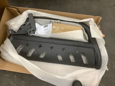 Black Push Bumper Grille Guard Bull Bar for 2016-2023 Toyota Tacoma