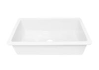 SINKOLOGY&nbsp;Eden 31 in. Undermount Single Bowl Crisp White Fireclay Kitchen Sink