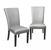 Steve Silver&nbsp;Camila Silver Dining Chair, Set of 2