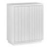 Alston 27.75 in. White Rectangular Accent Storage Cabinet
