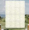 15 .74 in. x 23.6 in. Silk Artificial Hydrangea Flower Wall Panel, 20-Pieces
