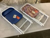 Lot of (2) Flash Furniture&nbsp;Kids Plastic Folding Chair