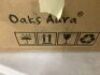 Oaks Aura&nbsp;20in. LED Indoor Black Bladeless Low Profile Ceiling Fan Flush Mount Smart App Remote Control Dimmable Lighting - 8