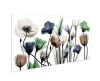 "Floral Landscape" Unframed Free Floating Tempered Glass Panel Graphic Wall Artv Print 24 in. x 48 in