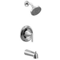 MOEN&nbsp;Findlay Single Handle 6-Spray Tub and Shower Faucet 1.75 GPM in Chrome