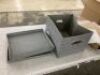 Portable Office Organizer with Lid, Handles, Metal Frame for Letter Size Folders, 2 Pack&nbsp; - 2