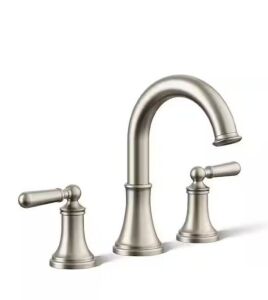 KOHLER Capilano 8 in. Widespread 2-Handle Bathroom Faucet in Vibrant Brushed Nickel