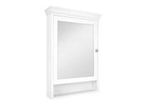 Glacier Bay&nbsp;23.5 in. W x 32.5 in. H Framed Surface-Mount Bathroom Medicine Cabinet with Mirror - Dented Shelf