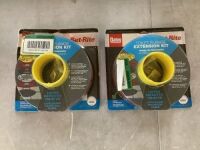 Lot of (2) Oatey&nbsp;1/4 in. - 1-5/8 in. Toilet Flange Extender Kit