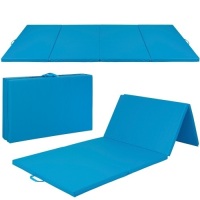 4-Panel Foam Folding Exercise Gym Mat w/ Handles&nbsp;
