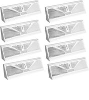 18" Baseboard Diffuser Register, 8 Pack&nbsp;