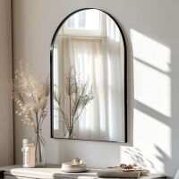 Medicine Cabinet Mirror with 2 Adjustable Storage Shelves