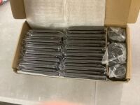 Rounded Door Hinges, 30 Pack