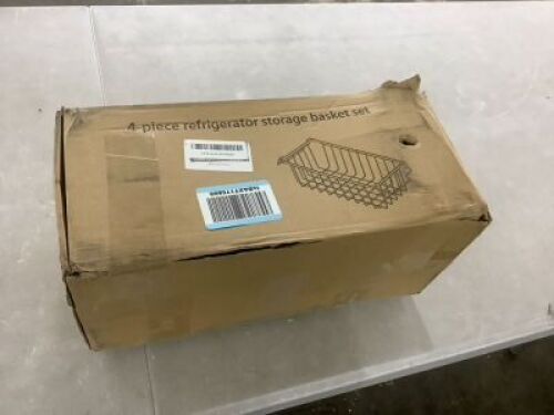 4 Piece Refrigerator Storage Basket Set&nbsp;