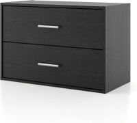 2-Drawer Wooden Stackable Storage Cabinet