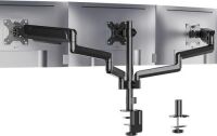 &nbsp;WALI 3 Monitor Stand Desk Mount with Premium Gas Spring Arm for Screens up to 27 inch, Mounting Holes 75x75 or 100x100 mm