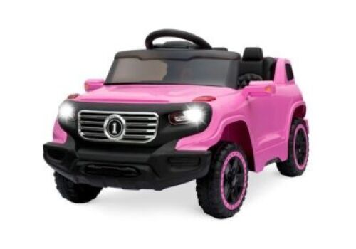 6V Kids Ride-On Car Truck Toy w/ RC Parent Control, 3 Speeds, Lights, Horn