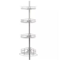 Zenna Home&nbsp;Tension Pole Shower Caddy in Chrome