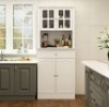 FUFU&GAGA Contemporary/Modern White Pantry