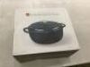 Cast-Iron Dutch Oven Kitchen Cookware w/ Enamel, Handles - 6qt - 2