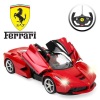 27 MHz 1/14 Scale Kids Ferrari Model RC Toy Car w/ 5.1 MPH Max Speed, Lights. Appears New