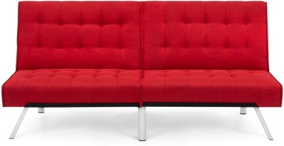 Modern Linen Futon Sofa Bed