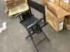 Omysalon 24in Director Chair Folding Artist Makeup Chair - 3