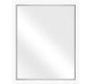 Glacier Bay&nbsp;22.2 in. W x 27.7 in. H Rectangular Polystyrene Framed Wall Mirror in Brushed Nickel