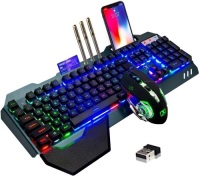 Rainbow Backlit Wireless Gaming Keyboard and Mouse&nbsp;