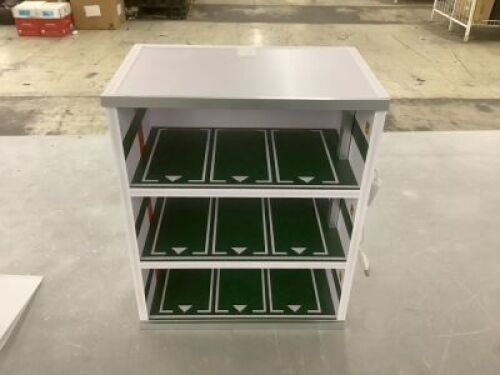1:43 Scale Model Car Parking Lot Scene LED Lighting Car Show Display Case