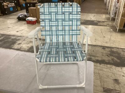 Webbed Folding Lawn Chair 